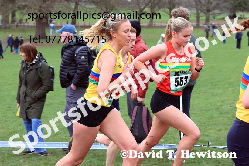Senior Womens 2026 UK CAU Inter Counties Cross Country, Wollaton Park, Nottingham. Photo: David T. Hewitson/Sports for All Pics